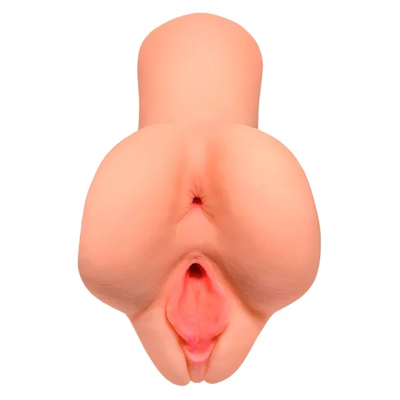 PDX Pick Your Pleasure - 2‑in‑1 Realistic Masturbator (Flesh)