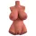 PDX Plus Perfect 10 - Torso Masturbator (Dark Natural)