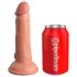 King Cock Elite 6" - Realistic Suction Cup Dildo (6") - Natural