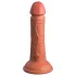 King Cock Elite 6 - Suction Cup Realistic Dildo (6") - Dark
