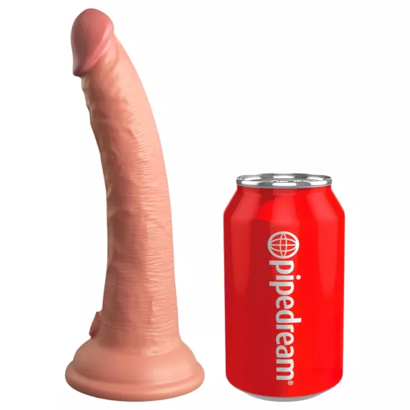 King Cock Elite 7" Suction Cup Realistic Dildo (18cm) - Natural
