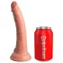King Cock Elite 7" Suction Cup Realistic Dildo (18cm) - Natural