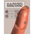 King Cock Elite 8 - Suction Cup Dildo (8") - Dark Natural