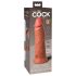 King Cock Elite 8 - Realistic 8" Vibrator (Dark Skin Tone)