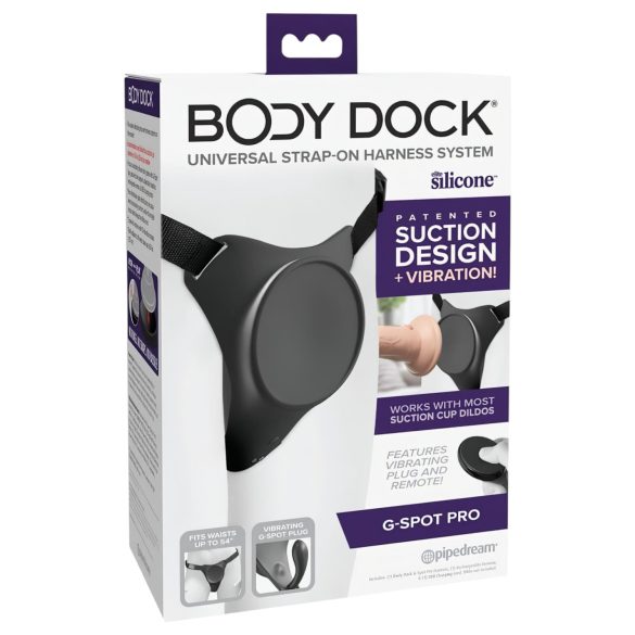 Body Dock G-Spot Pro with 7 Silexd Strap-On Dildos