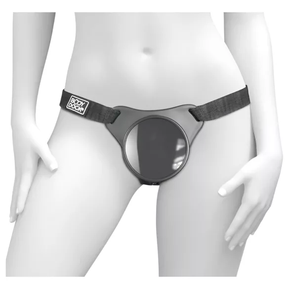 Body Dock OG - strap-on base for suction cup (black)