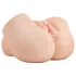 PDX Elite - suction & vibrating 2‑in‑1 masturbator (natural)