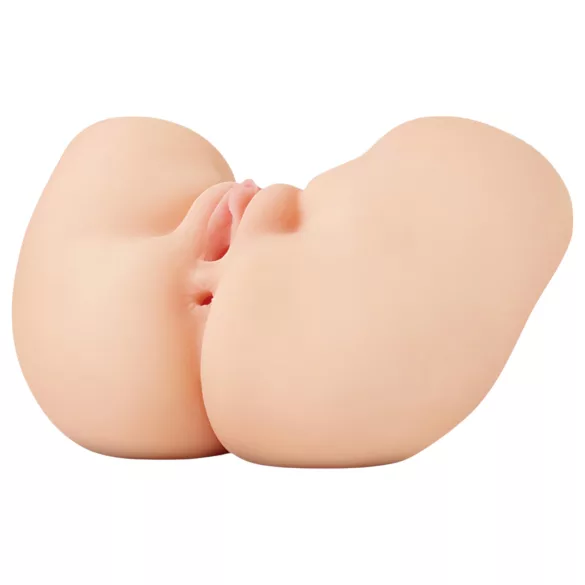 PDX Elite - Vibrating 2-in-1 Masturbator (Natural)