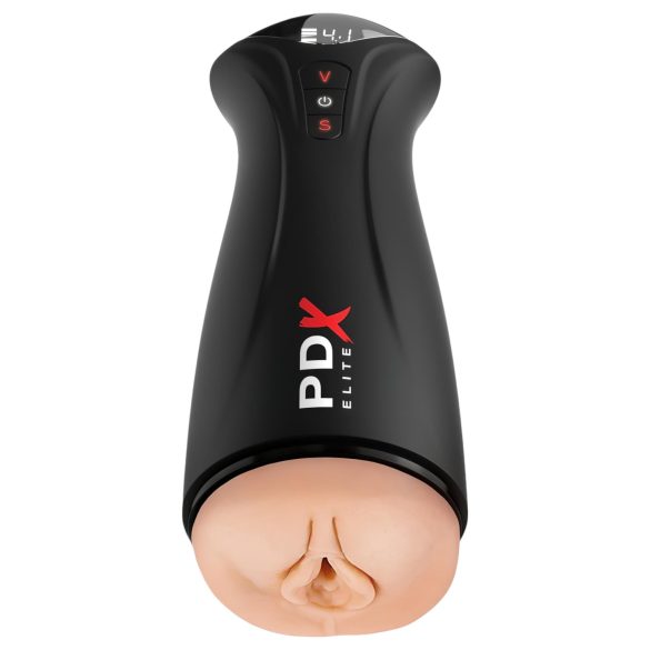 PDX Elite - Suction & Vibration Masturbator (Black)