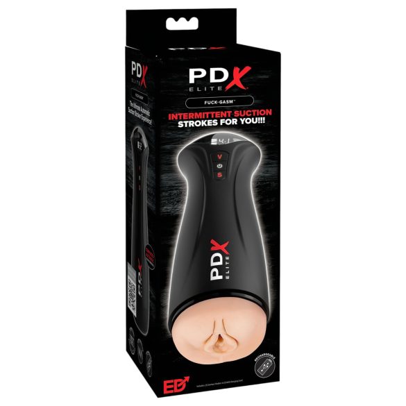 PDX Elite - Suction & Vibration Masturbator (Black)
