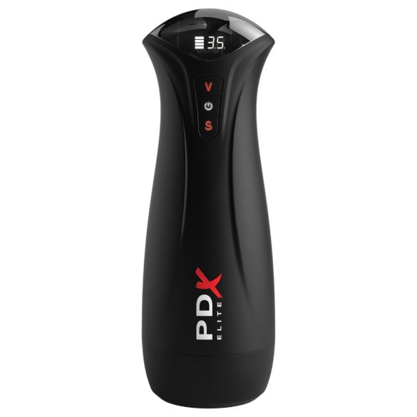 PDX Elite - Suction & Vibration Masturbator (Black)