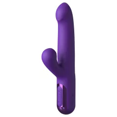   Fantasy For Her - 2-in-1 thrusting vibrator and clitoral stimulator (purple)