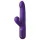 Fantasy For Her - 2-in-1 thrusting vibrator and clitoral stimulator (purple)