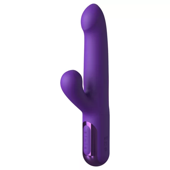 Fantasy For Her - 2-in-1 thrusting vibrator and clitoral stimulator (purple)