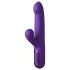 Fantasy For Her - 2-in-1 thrusting vibrator and clitoral stimulator (purple)