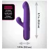 Fantasy For Her - 2-in-1 thrusting vibrator and clitoral stimulator (purple)