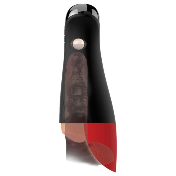 PDX Elite Fuck-O-Mat Pro XL - Vibrating Suction Stroker (Black)