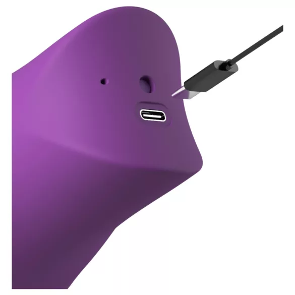 Fantasy For Her Lush Kiss Plush - suction & licking clitoral stimulator (purple)