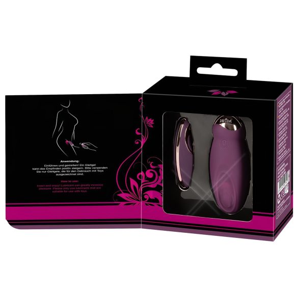 Javida - Purple Pulsating Radio-Controlled Vibrating Egg