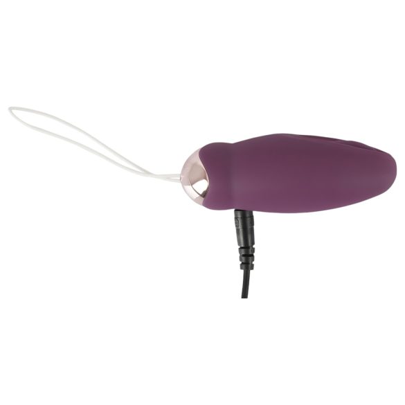 Javida - Purple Pulsating Radio-Controlled Vibrating Egg