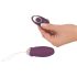 Javida - Rotating Beaded Vibrating Egg with Remote (Purple)