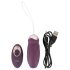 Javida - Rotating Beaded Vibrating Egg with Remote (Purple)