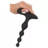 Black Velvet - Beaded Anal Vibrator (Black)