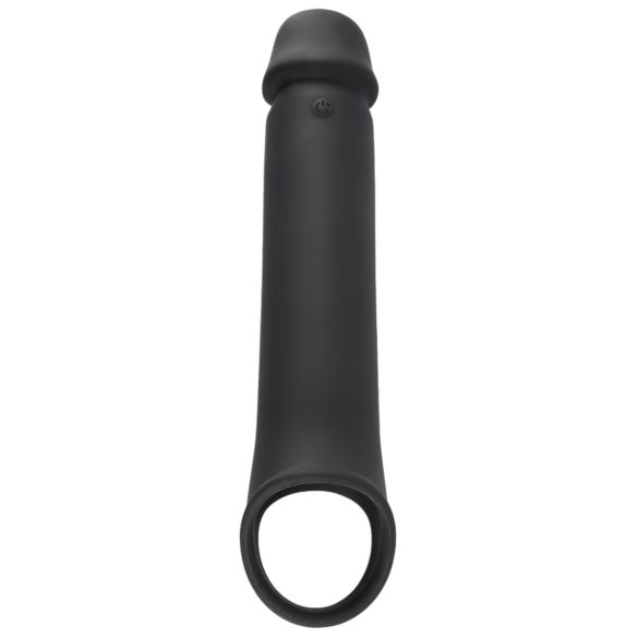 Rebel - Wireless Vibrating Penis Sleeve with Radio Function (Black)