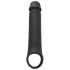 Rebel - Wireless Vibrating Penis Sleeve with Radio Function (Black)