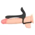 Black Velvets - Rechargeable 2‑in‑1 Vibrator and Cock Ring (Black)
