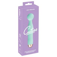   Cuties Mini Wand - Rechargeable, Waterproof Massager Vibrator (Green)
