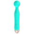 Cuties Mini Wand - Rechargeable, Waterproof Massager Vibrator (Green)