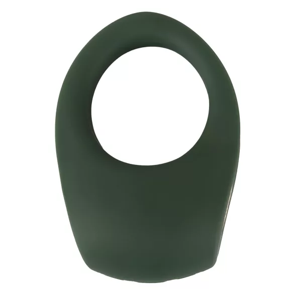 Emerald Love - Rechargeable, Waterproof Vibrating Ring (Green)