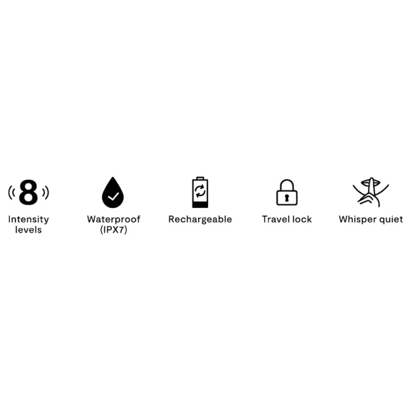 We-Vibe Tango X - rechargeable, waterproof bullet vibrator (coral)