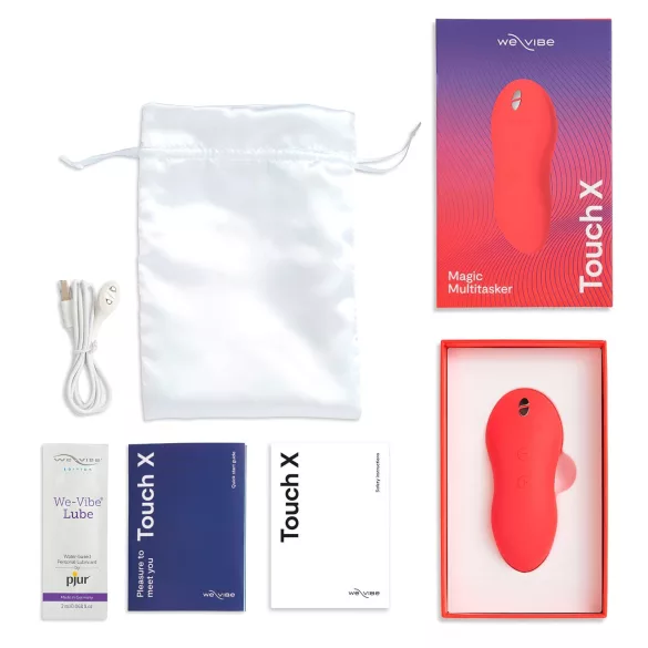 We-Vibe Touch X - rechargeable, waterproof clitoral vibrator (coral)