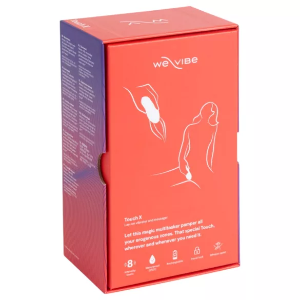 We-Vibe Touch X - rechargeable, waterproof clitoral vibrator (coral)