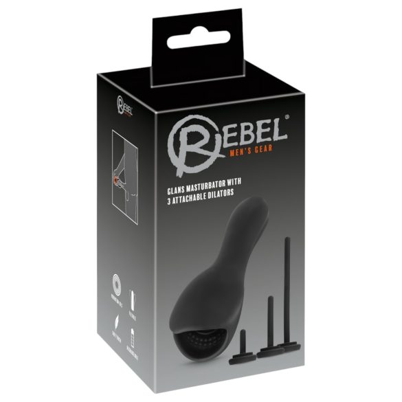 Rebel – Black Vibrating Urethral Sound for Men