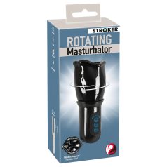   STROKER Rotating - Rechargeable Rotating Oral Simulator (Black)