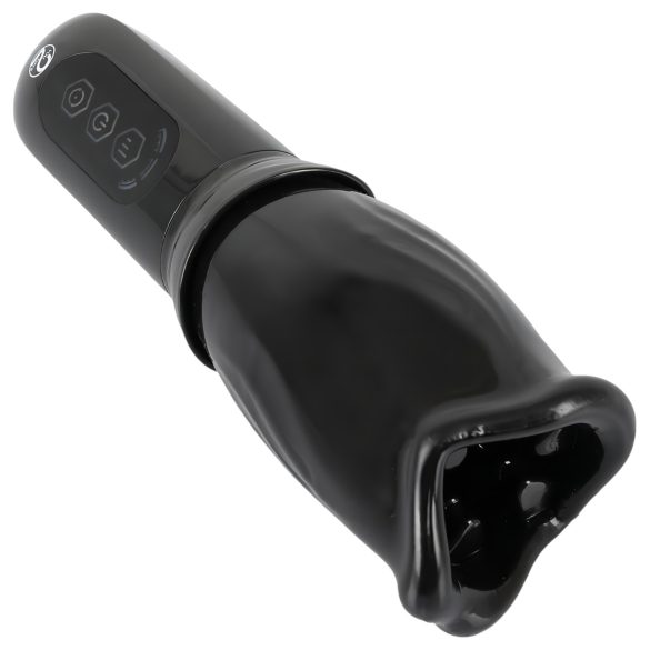 STROKER Rotating - Rechargeable Rotating Oral Simulator (Black)