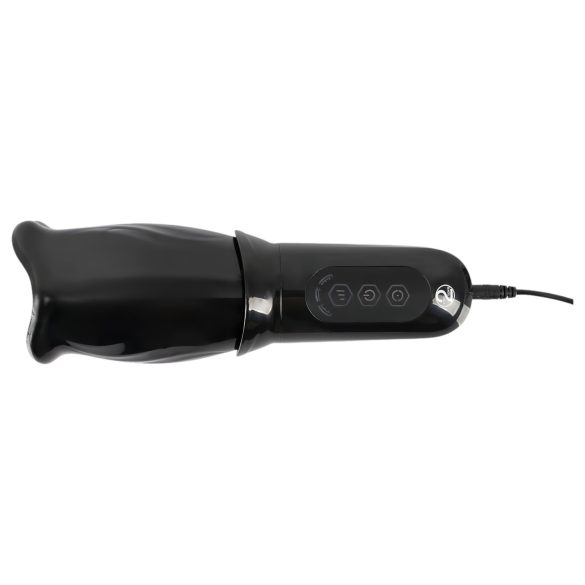 STROKER Rotating - Rechargeable Rotating Oral Simulator (Black)