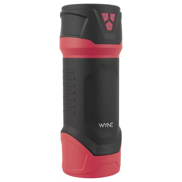 WYNE 04 - cordless vibrating and sucking masturbator (brown)