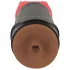WYNE 04 - cordless vibrating and sucking masturbator (brown)