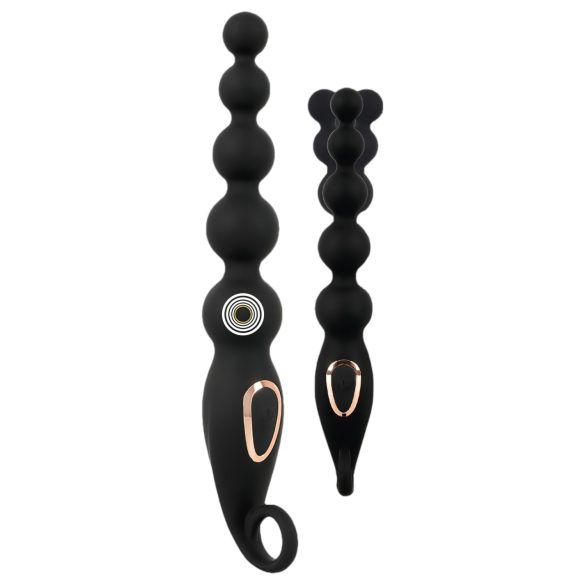 ANOS Sensations - Beaded Anal Vibrator (Black)