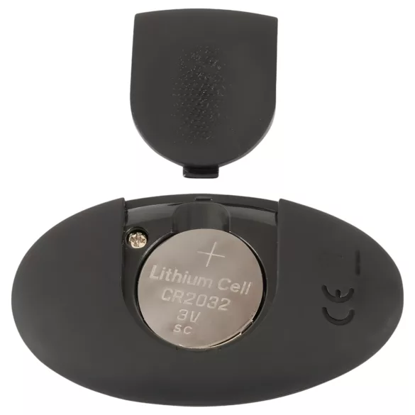 Rebel RC - Rechargeable Remote-Controlled Inflatable Black Anal Vibrator