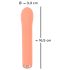 Peachy Mini G-Spot Rechargeable Vibrator by You2Toys (Apricot)