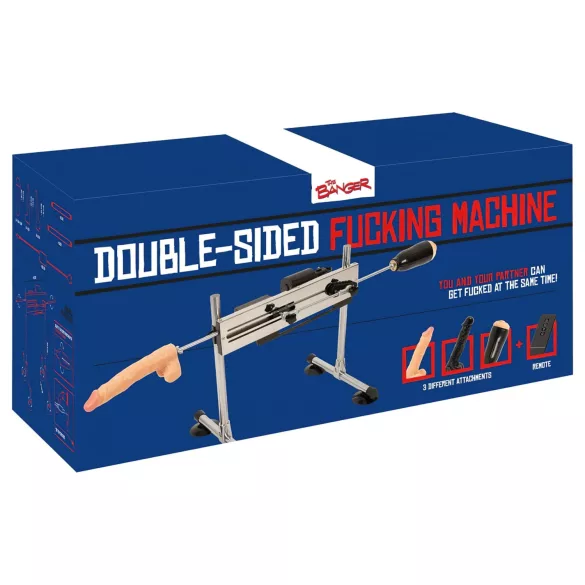 The Ultimate Pleasure Machine - Dual System with Two Dildos & One Sleeve