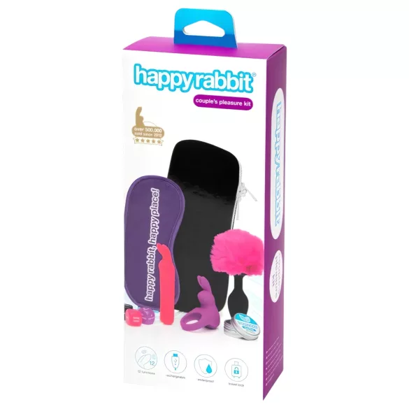 Happyrabbit Couples - Rechargeable Vibrator Set (7 Pieces)