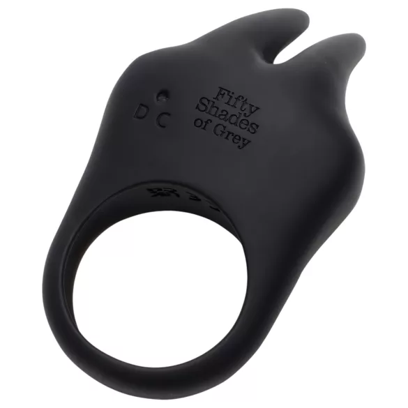 Fifty Shades of Grey - Black Vibrating Clit-Stimulating Ring