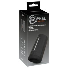   Rebel Pleasure Pro - Rechargeable, 3-Function Masturbator (Black)