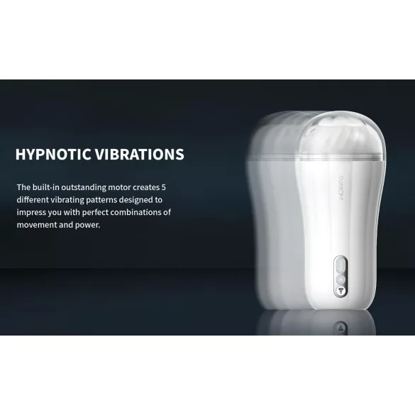 Svakom Robin - rechargeable masturbator (white)
